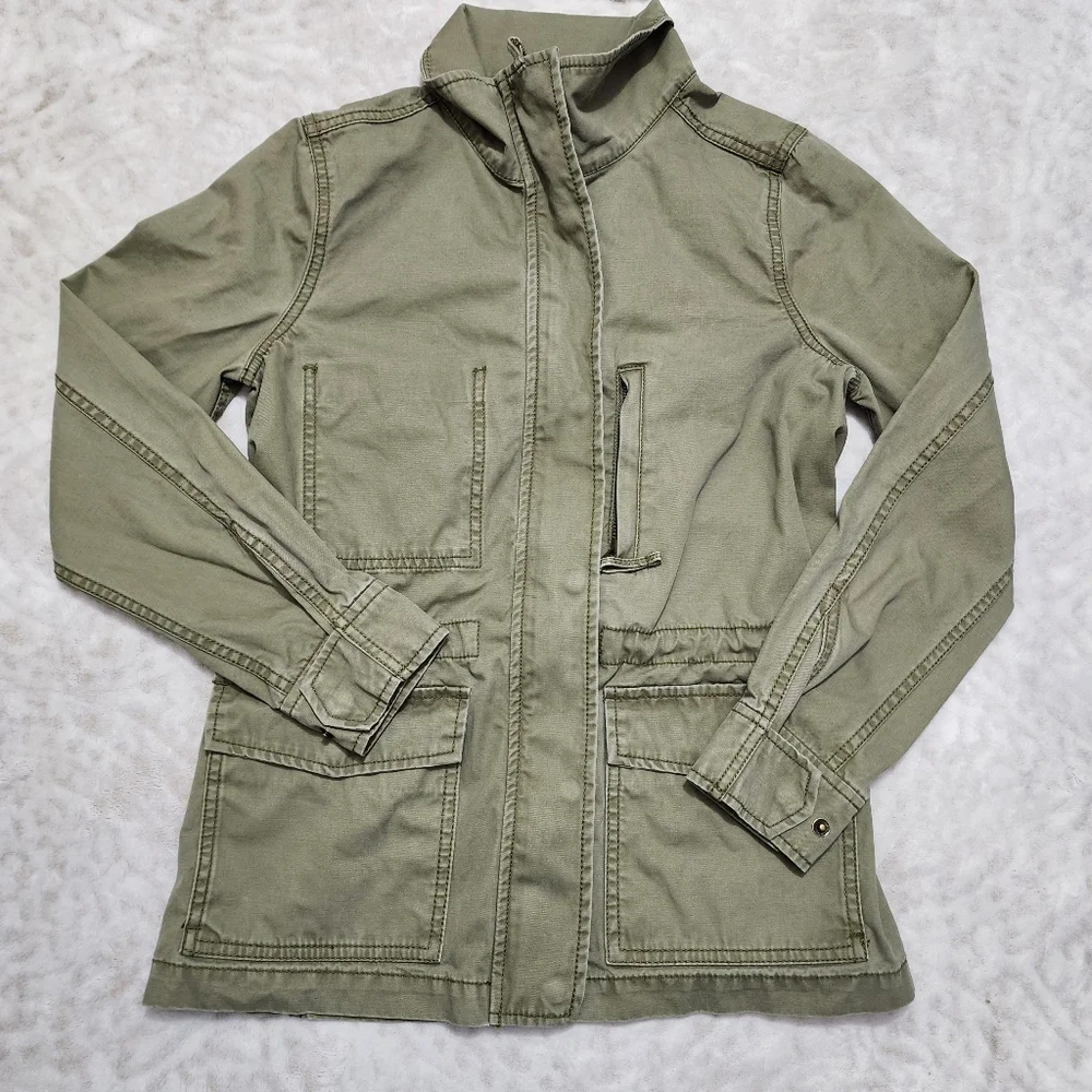 Madewell passage Jacket Military-inspired Women's Size XS Green - Picture 2 of 16